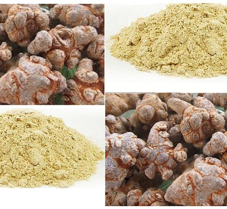 hỉnh anh bột củ tam thất