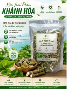 Thân và lá xáo tam phân Khánh Hòa