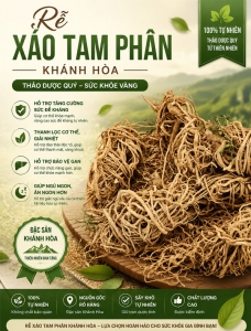 Rể xáo tam phân Khánh Hòa